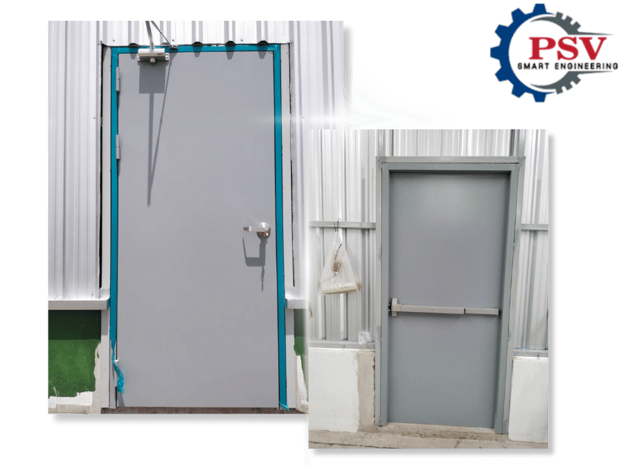 จำหน่ายและรับติดตั้งประตูหนีไฟ